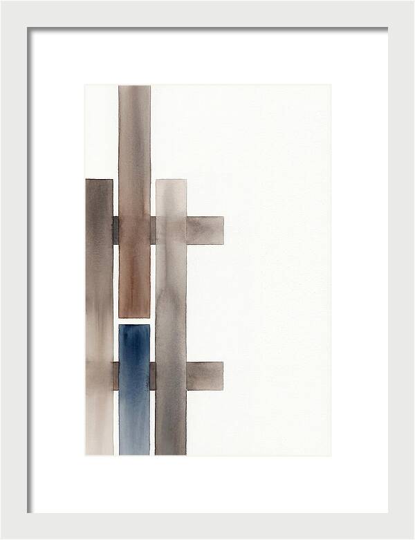 Wooden Fence Abstract Composition