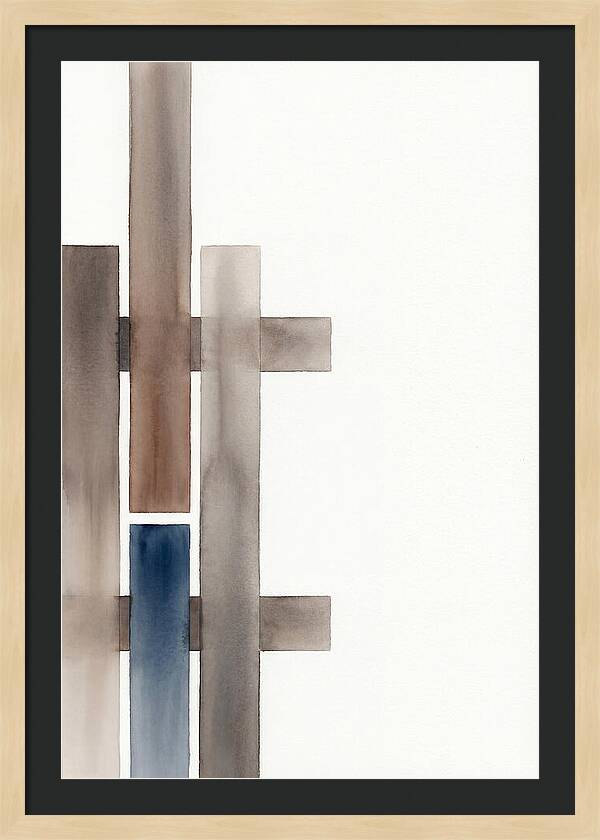 Wooden Fence Abstract Composition