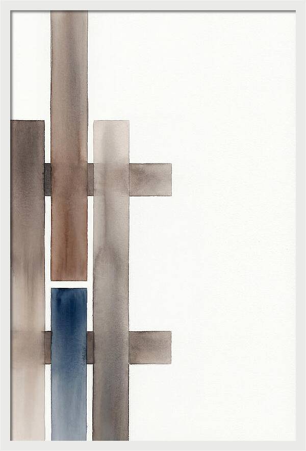 Wooden Fence Abstract Composition