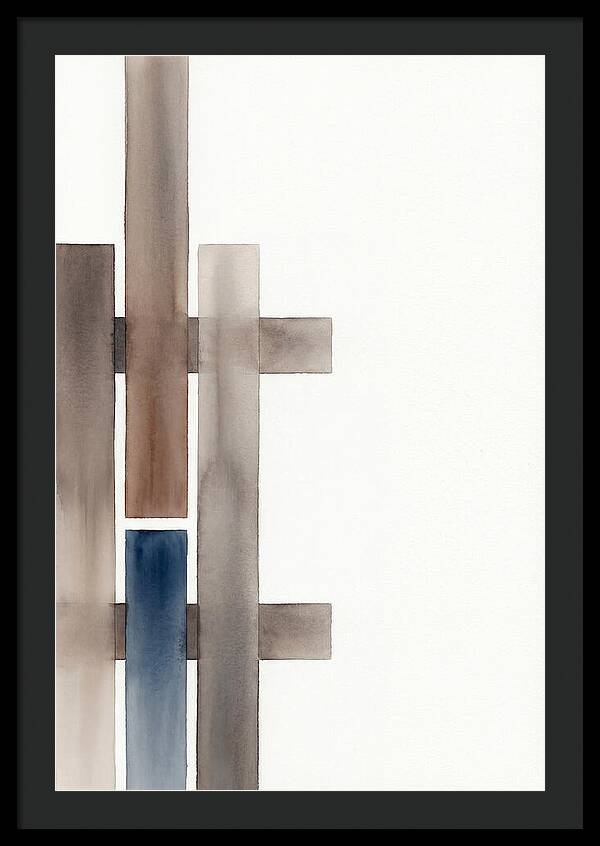 Wooden Fence Abstract Composition