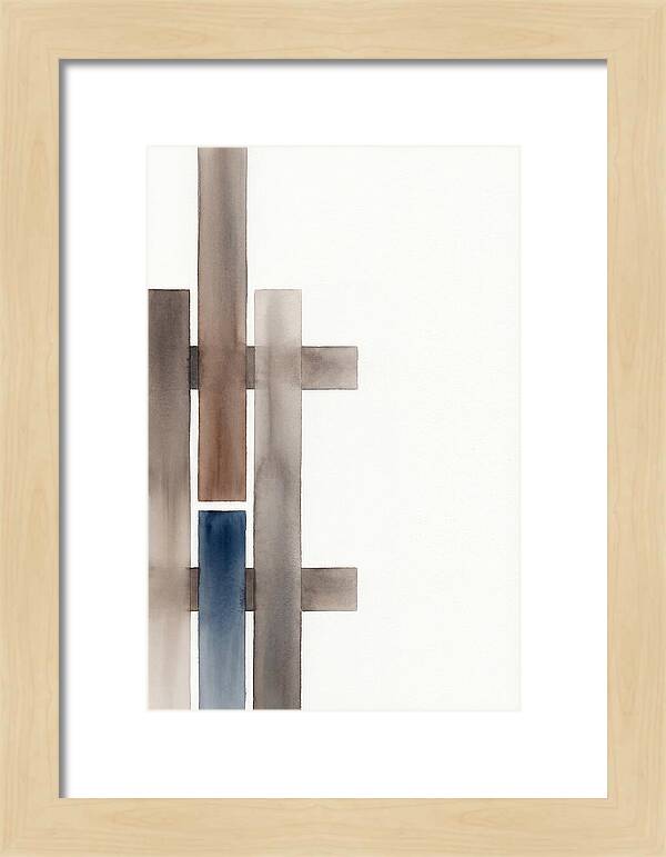 Wooden Fence Abstract Composition