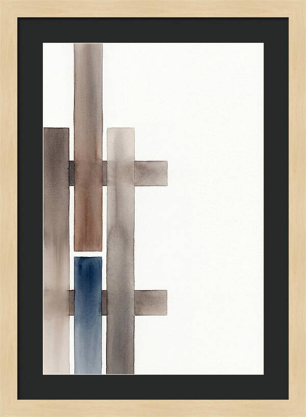 Wooden Fence Abstract Composition