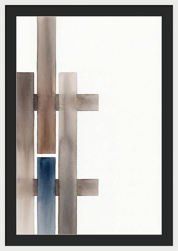 Wooden Fence Abstract Composition