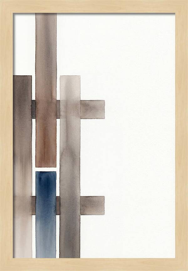 Wooden Fence Abstract Composition