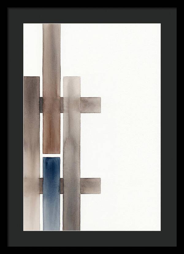 Wooden Fence Abstract Composition