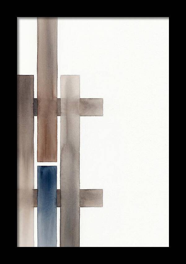 Wooden Fence Abstract Composition