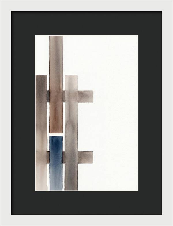 Wooden Fence Abstract Composition