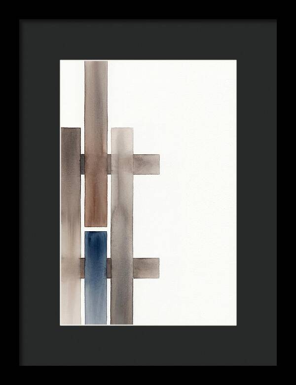 Wooden Fence Abstract Composition