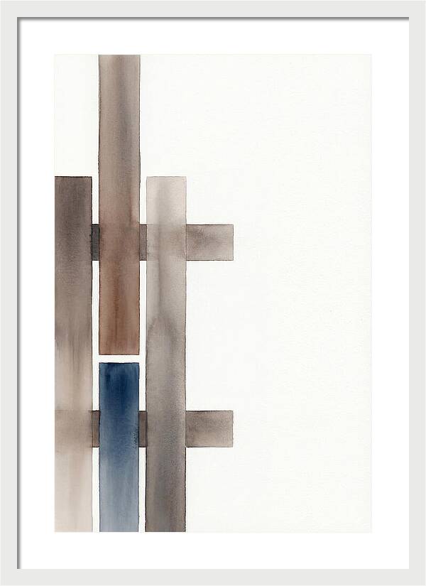 Wooden Fence Abstract Composition