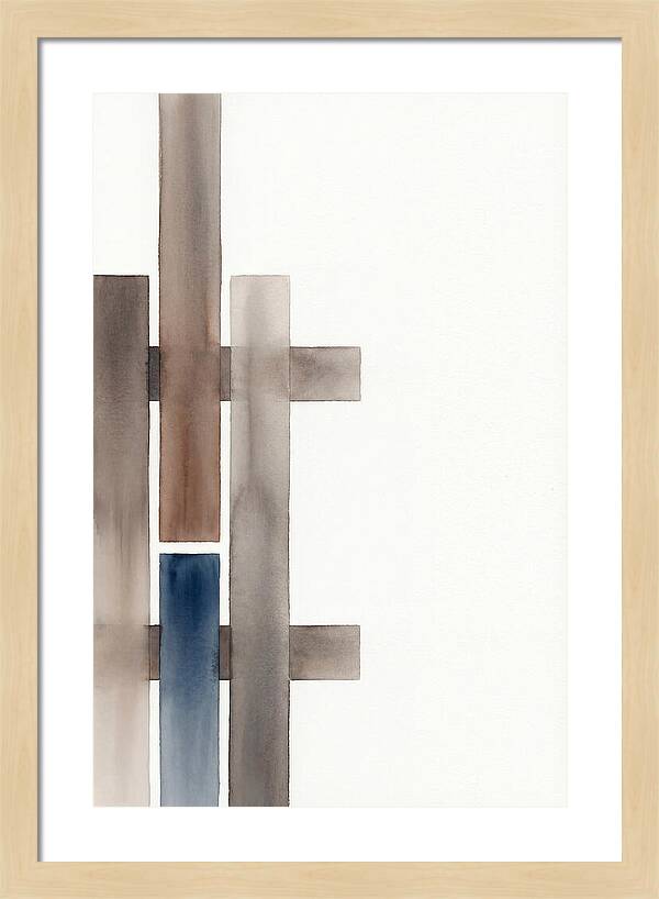 Wooden Fence Abstract Composition