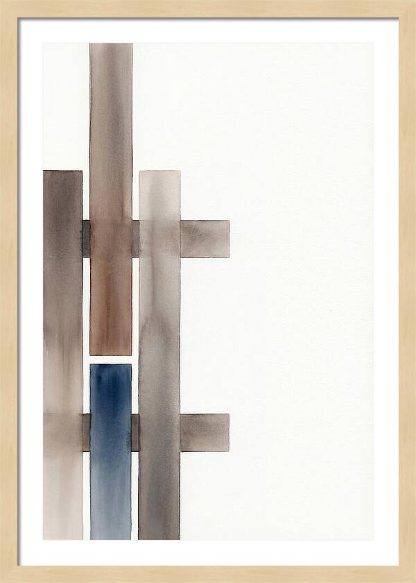 Wooden Fence Abstract Composition