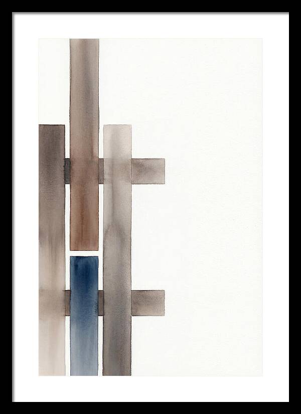 Wooden Fence Abstract Composition