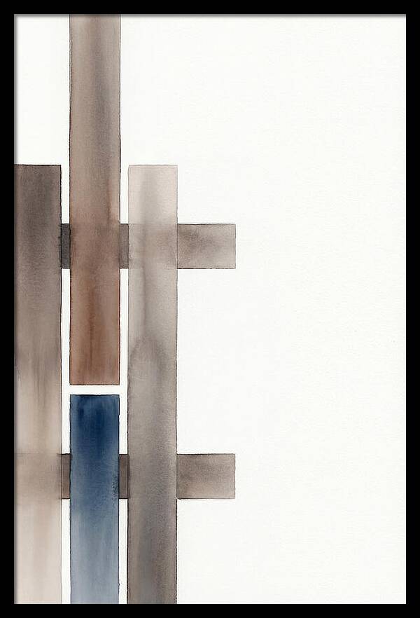 Wooden Fence Abstract Composition
