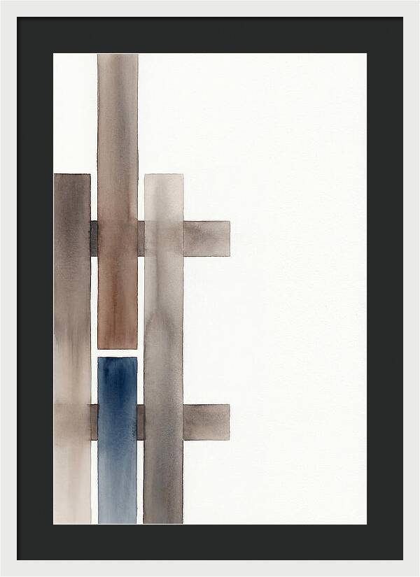Wooden Fence Abstract Composition