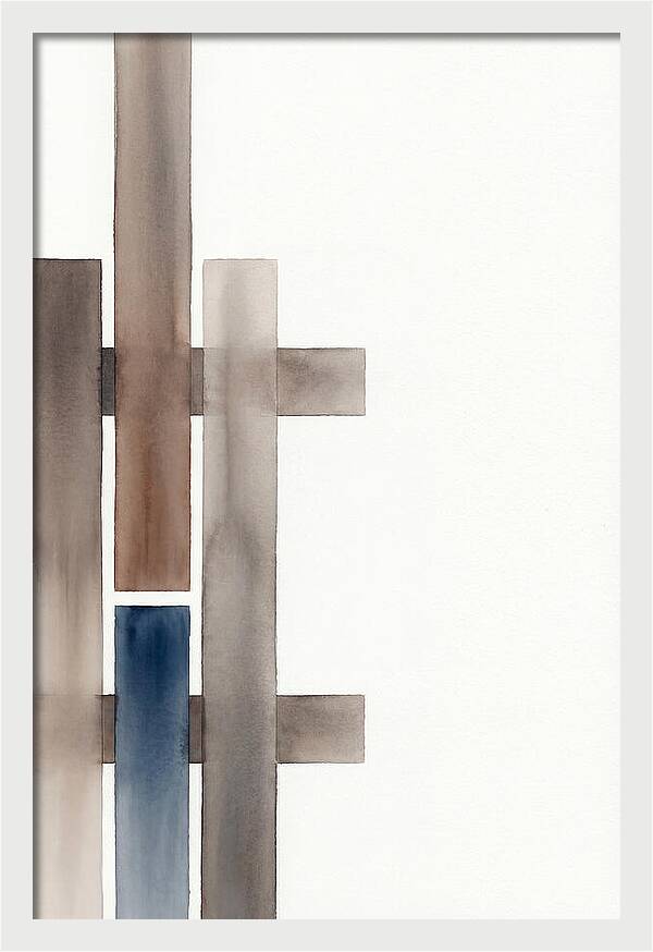 Wooden Fence Abstract Composition