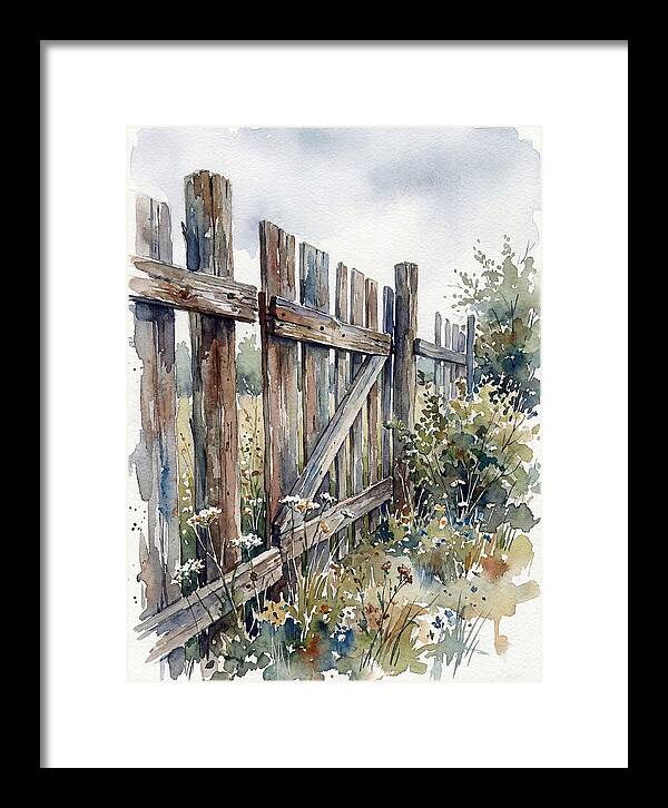 Wooden Fence Serenity