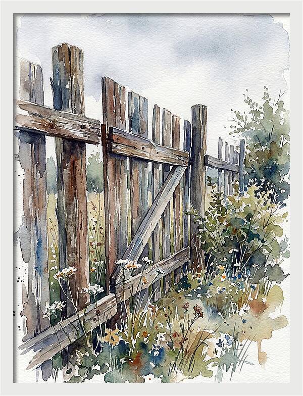 Wooden Fence Serenity