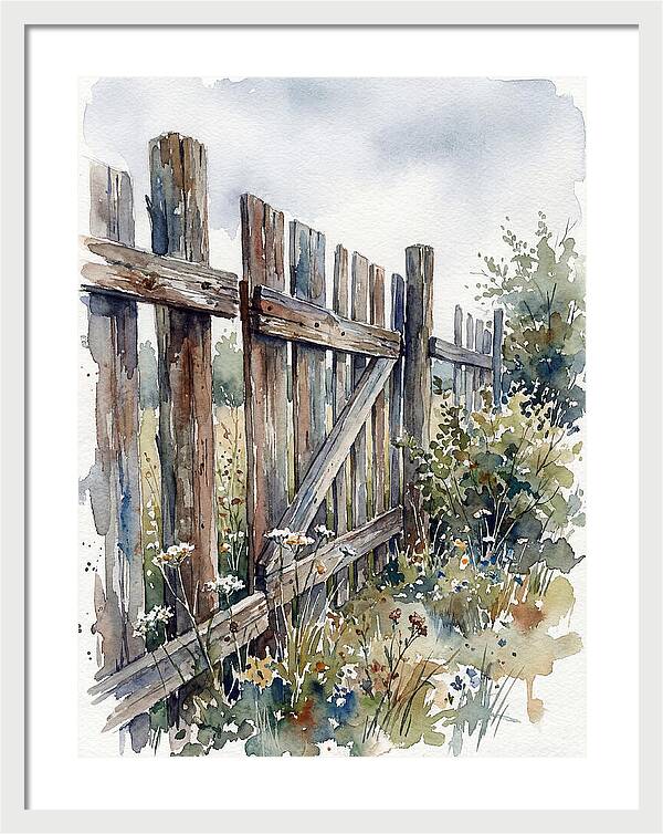 Wooden Fence Serenity