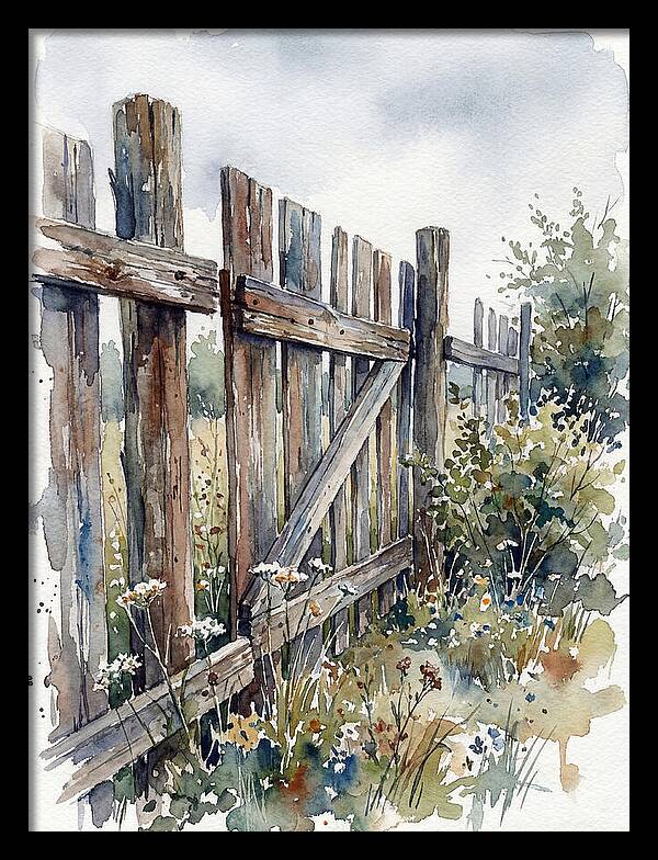 Wooden Fence Serenity