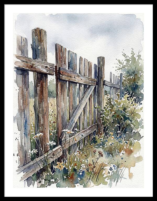 Wooden Fence Serenity