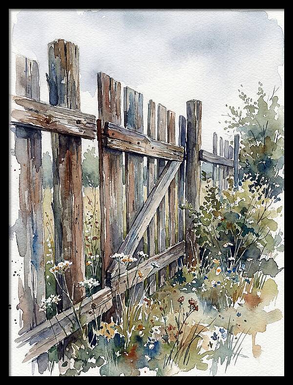 Wooden Fence Serenity