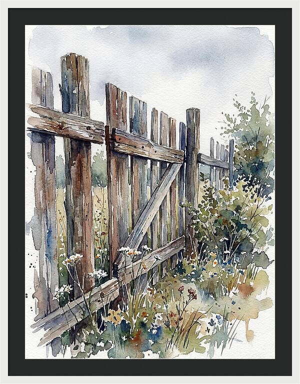 Wooden Fence Serenity