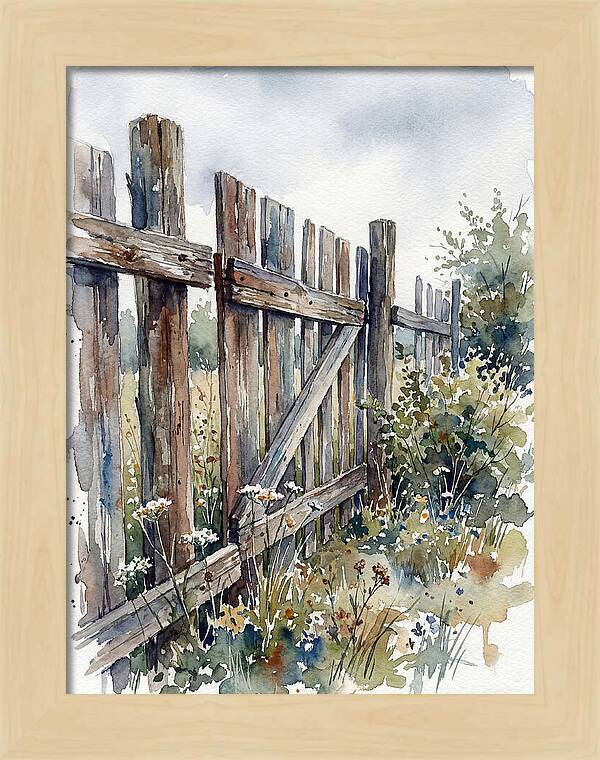 Wooden Fence Serenity