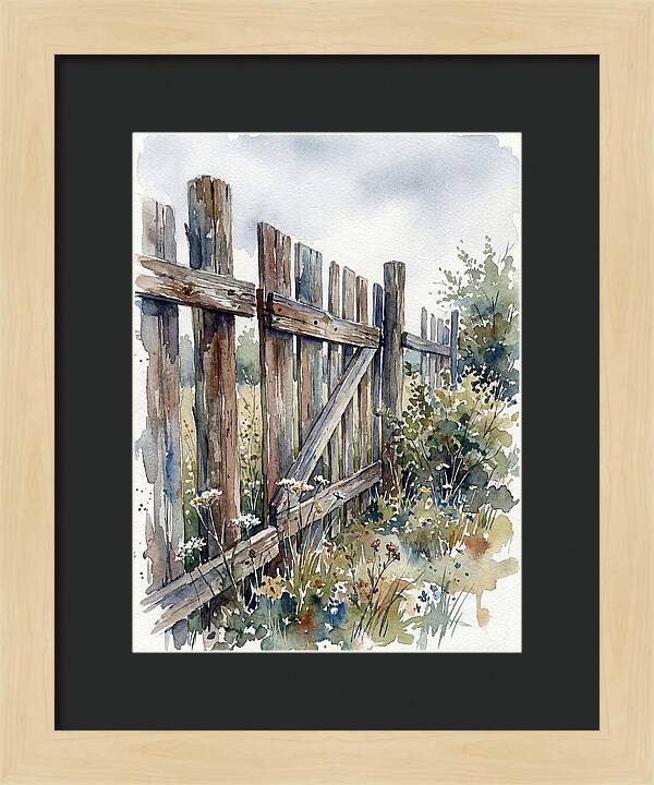 Wooden Fence Serenity