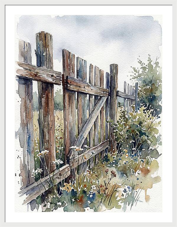 Wooden Fence Serenity