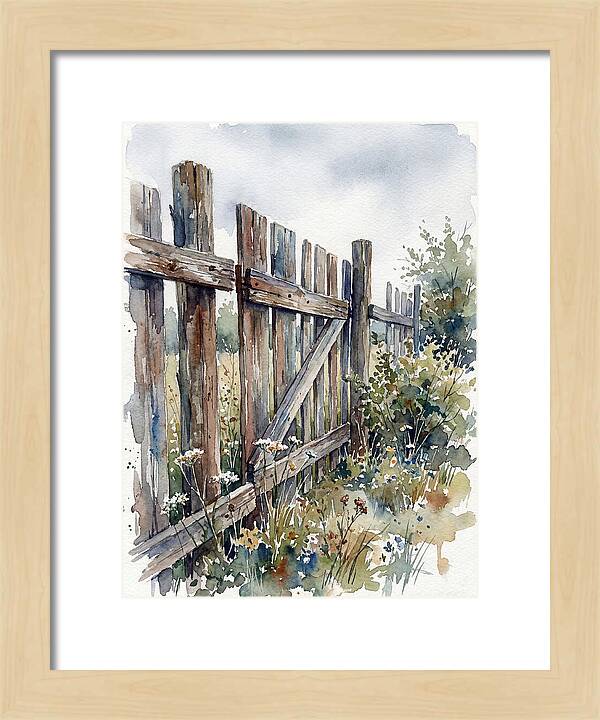 Wooden Fence Serenity