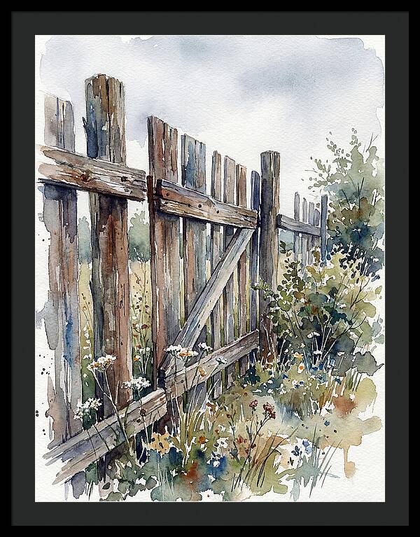 Wooden Fence Serenity