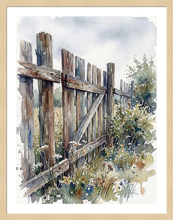 Wooden Fence Serenity