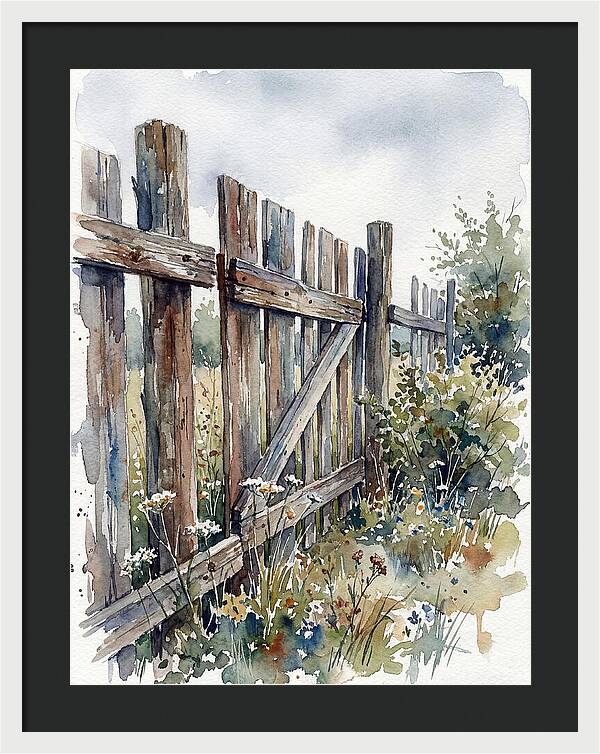 Wooden Fence Serenity