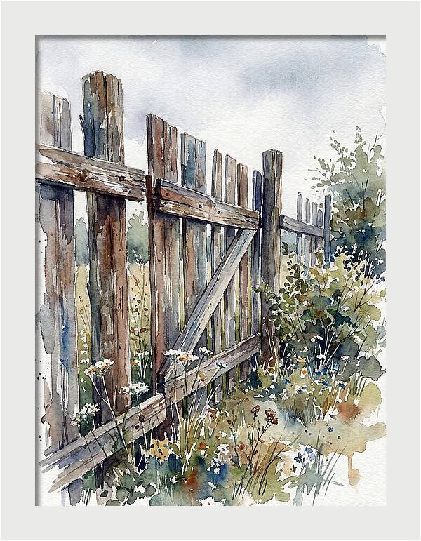 Wooden Fence Serenity