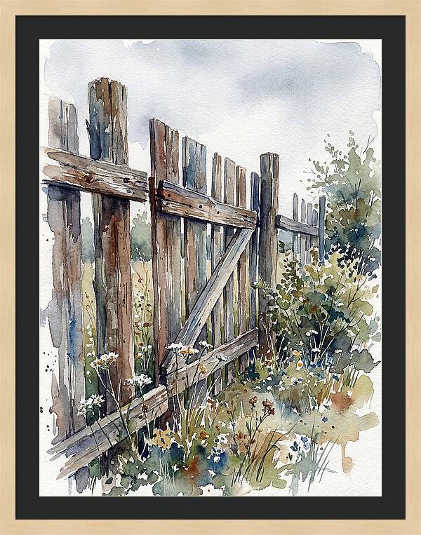 Wooden Fence Serenity