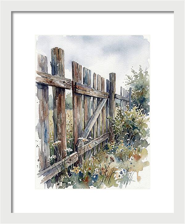 Wooden Fence Serenity