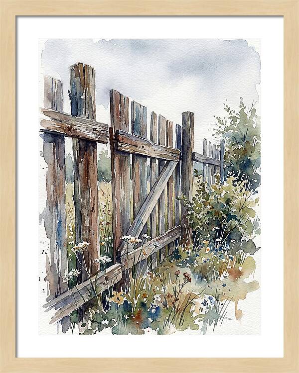 Wooden Fence Serenity