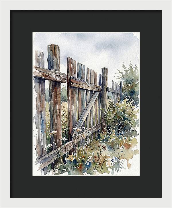 Wooden Fence Serenity