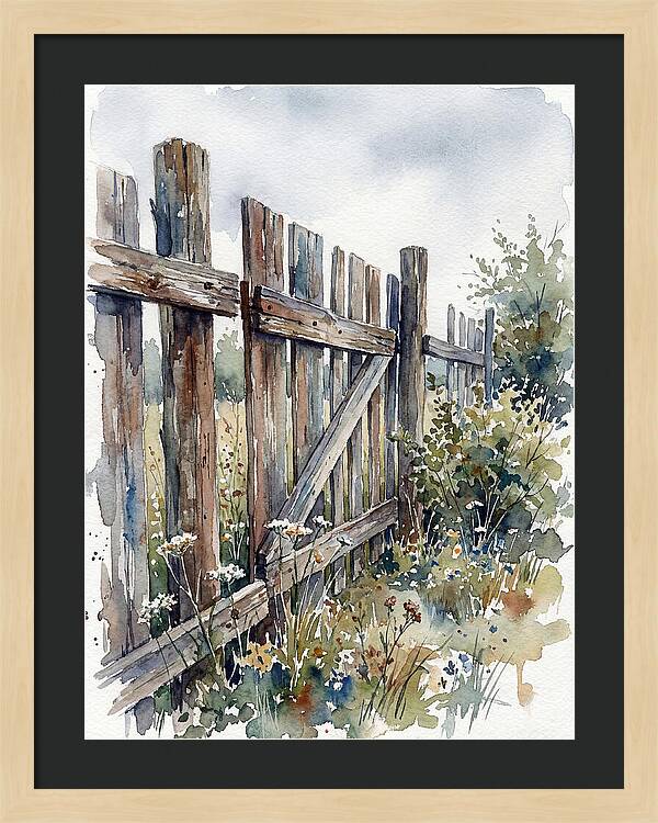 Wooden Fence Serenity