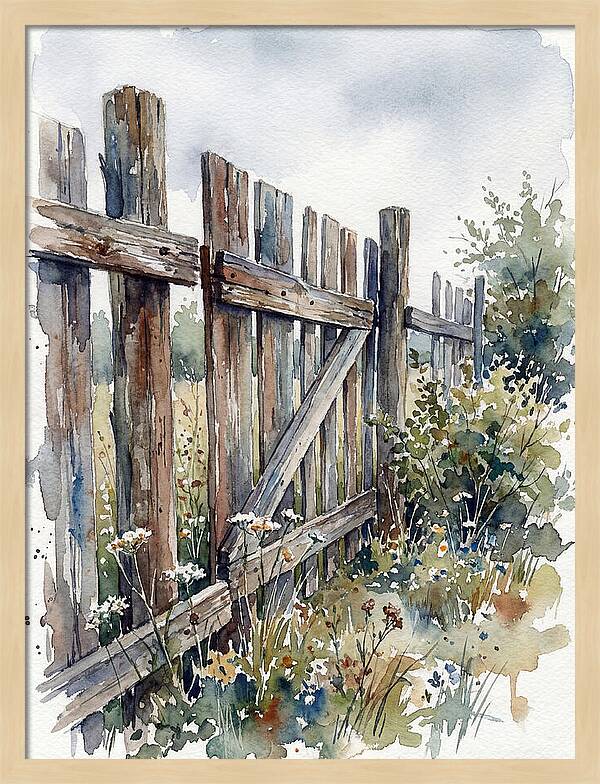 Wooden Fence Serenity