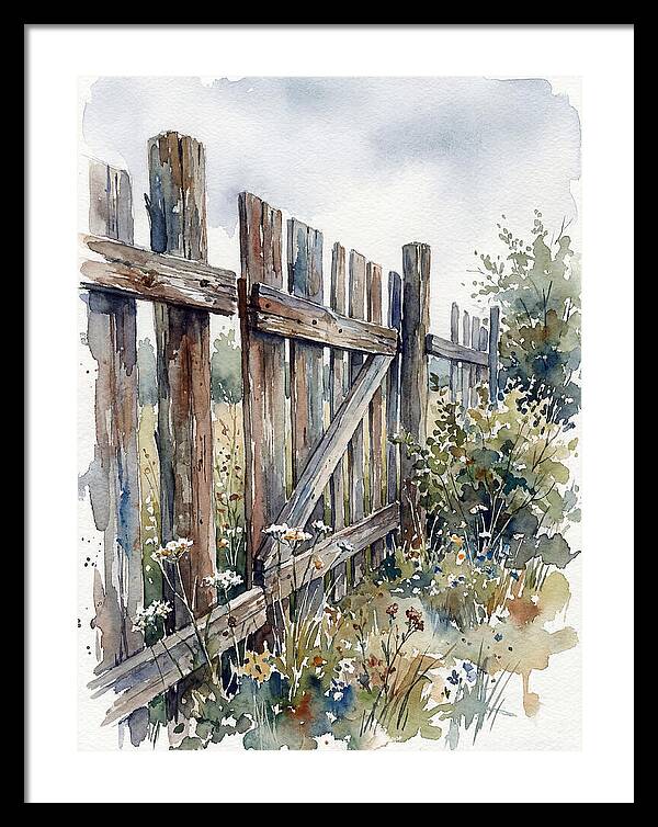 Wooden Fence Serenity
