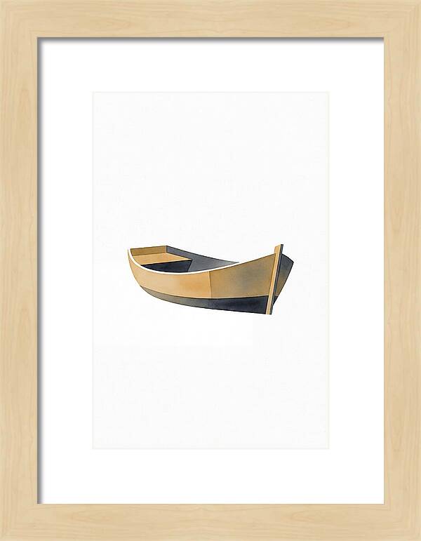 Wooden Fishing Boat Serenity