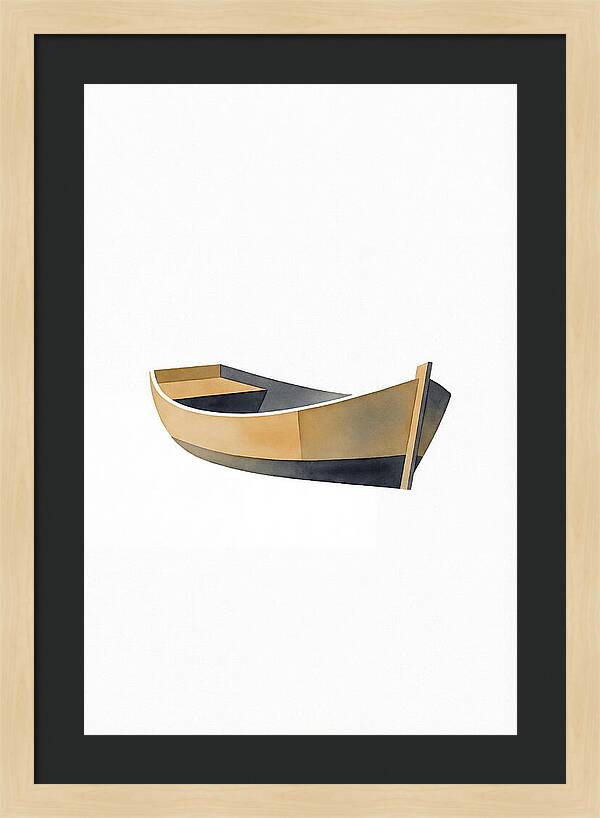 Wooden Fishing Boat Serenity