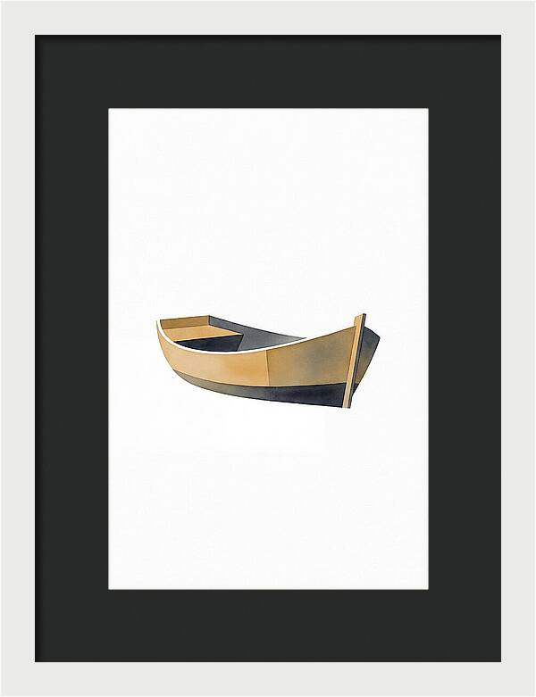 Wooden Fishing Boat Serenity