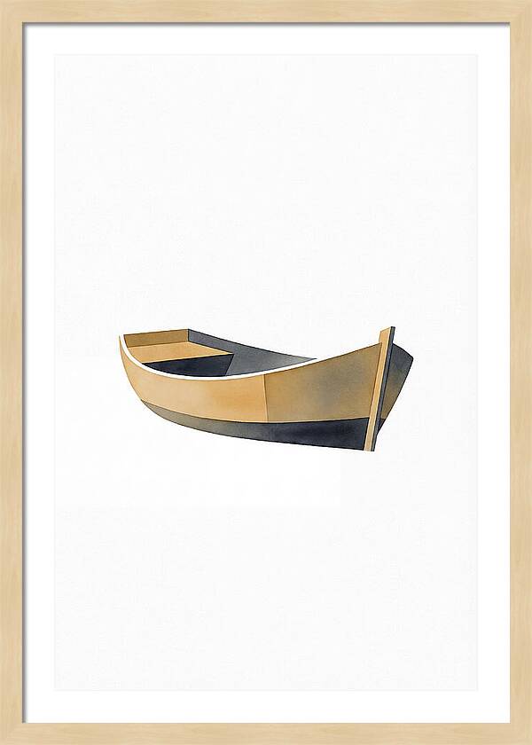 Wooden Fishing Boat Serenity