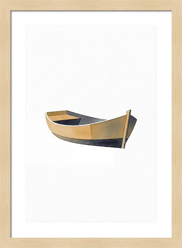Wooden Fishing Boat Serenity