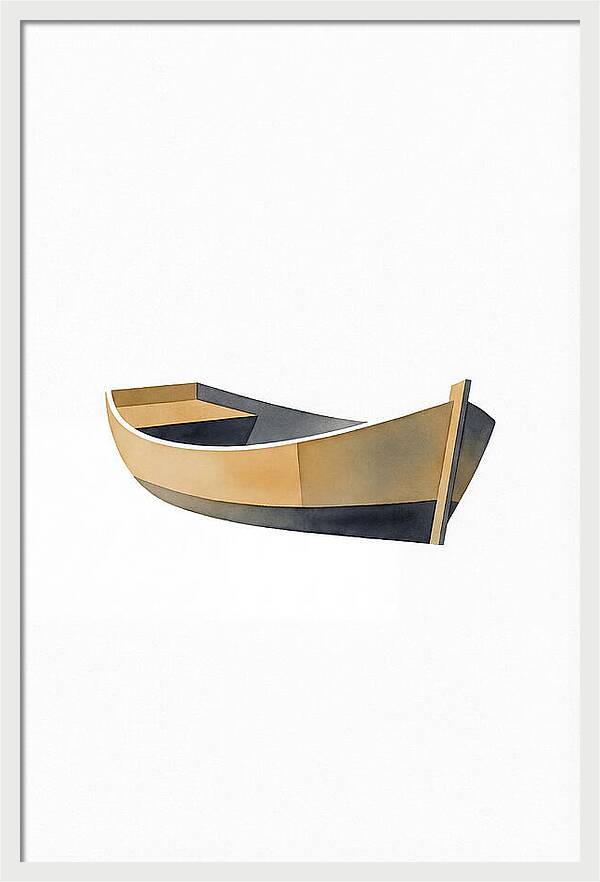 Wooden Fishing Boat Serenity