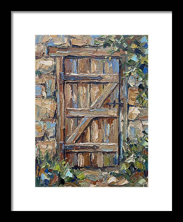 Wooden Gate In Nature
