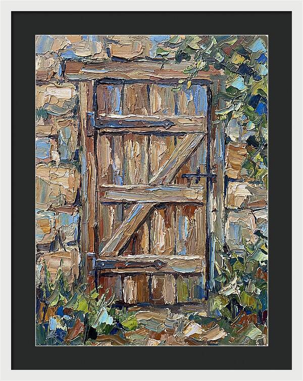 Wooden Gate In Nature