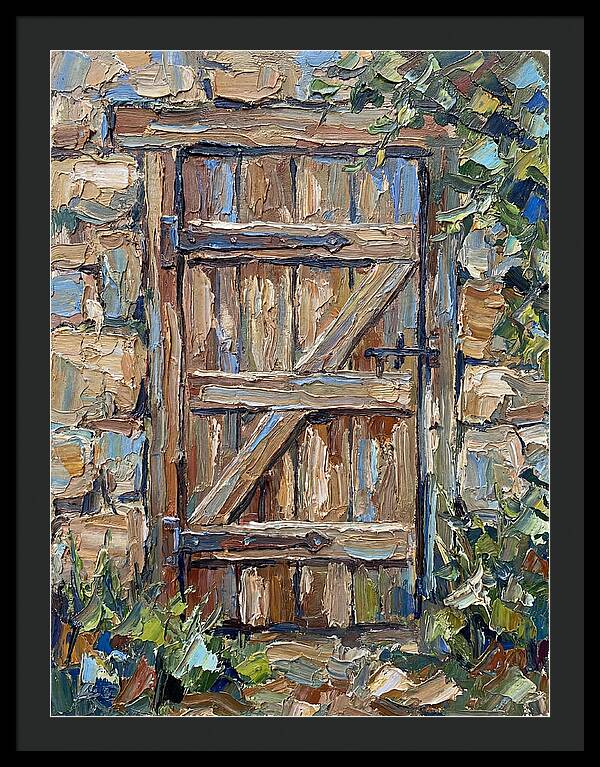 Wooden Gate In Nature